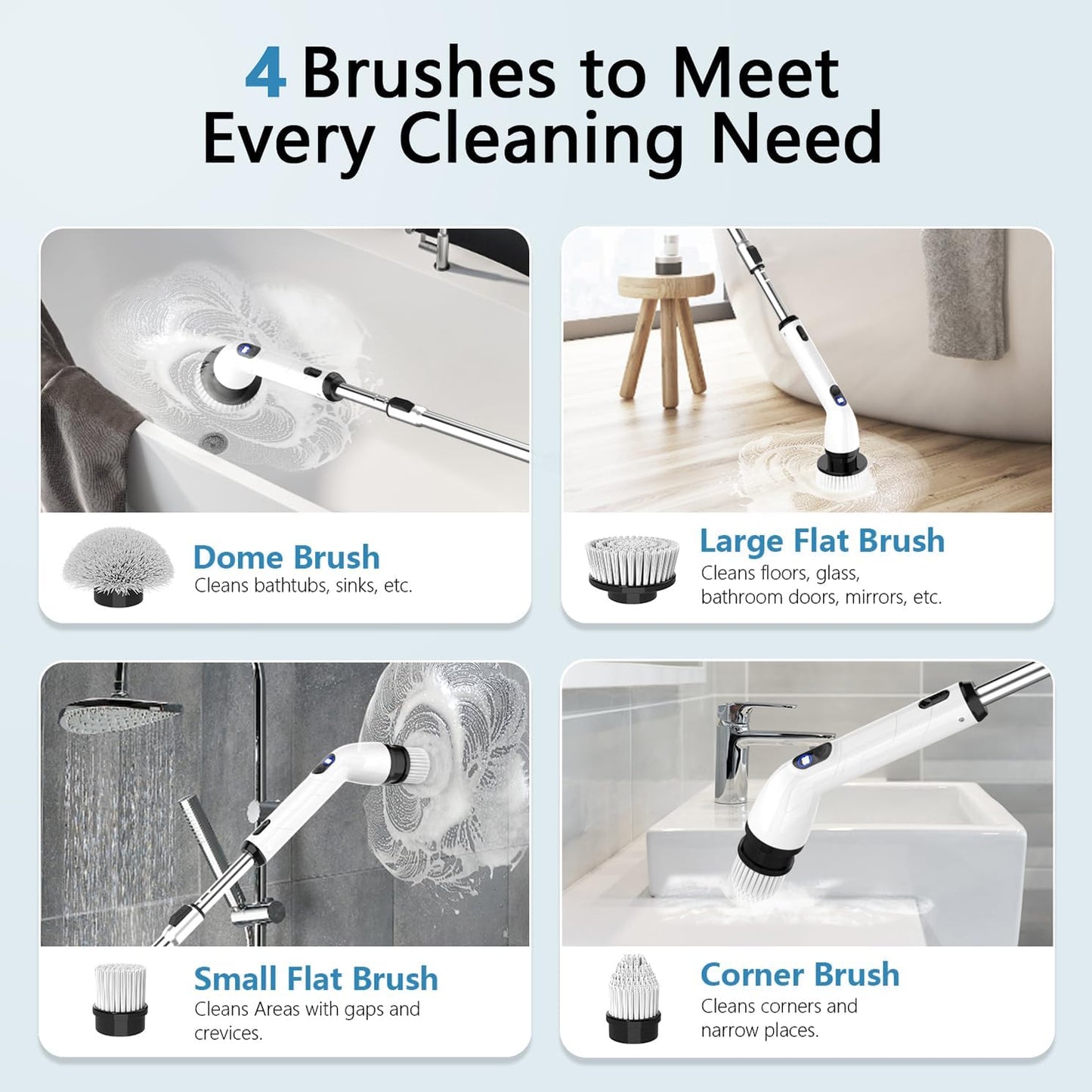 Velonix™ Electric Cleaning Brush